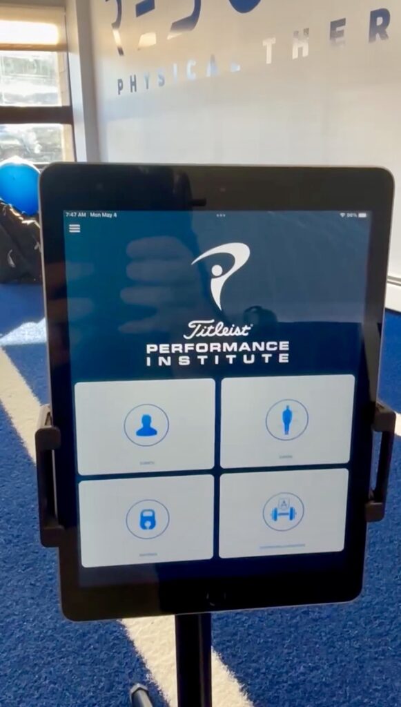Titleist Performance Institute TPI golf assessment app